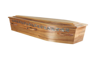 Dorset Rimu casket with Paua Kowhaiwhai design